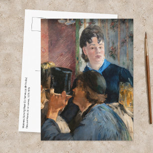 Edouard Manet - Serveuse de bock Briefkaart