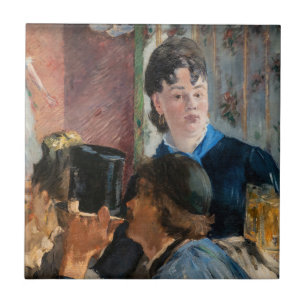 Edouard Manet - Serveuse de bock Tegeltje