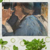 Edouard Manet - Serveuse de bock Theedoek (Gevouwen)