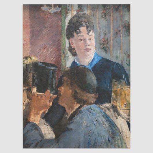 Edouard Manet - Serveuse de bock Tissuepapier