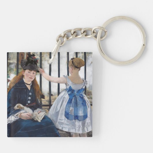 Edouard Manet Sleutelhanger (Achterkant)