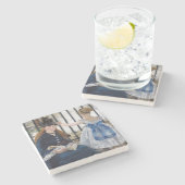 Edouard Manet Stenen Onderzetter (Zijkant)