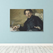 Edouard Manet - Stephane Mallarme Canvas Afdruk (Insitu (Houten vloer))