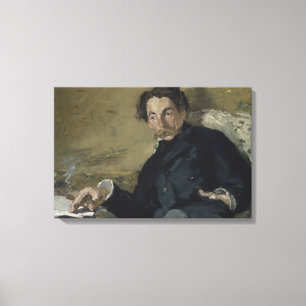 Edouard Manet - Stephane Mallarme Canvas Afdruk