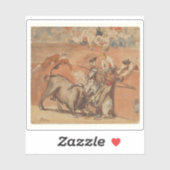 Édouard Manet - Stierengevecht Sticker (Vel)