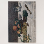 Edouard Manet - Stilleven, Fruit op een Tafel Legpuzzel (Verticaal)