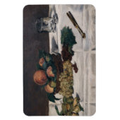 Edouard Manet - Stilleven, Fruit op een Tafel Magneet (Verticaal)