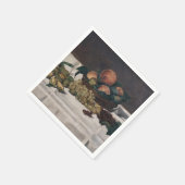 Edouard Manet - Stilleven, fruit op tafel Servet (Hoek)
