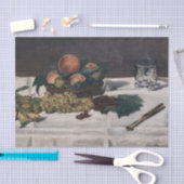 Edouard Manet - Stilleven, fruit op tafel Tissuepapier (Craft)