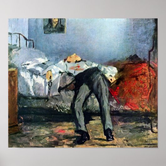 Edouard Manet - Suicide Poster (Voorkant)