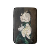 Edouard Manet - Tak van Witte Pioenrozen, Snoeisch Badmat (Voorkant Verticaal)