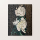 Edouard Manet - Tak van Witte Pioenrozen, Snoeisch Legpuzzel (Verticaal)
