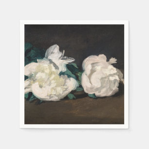 Edouard Manet - Tak van Witte Pioenrozen, Snoeisch Servet