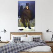 Edouard Manet the Absinthe Drinker Canvas Afdruk (Insitu (Slaapkamer))