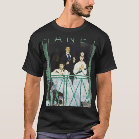 Édouard Manet  The Balcony  for Artists T-shirt (Voorkant)