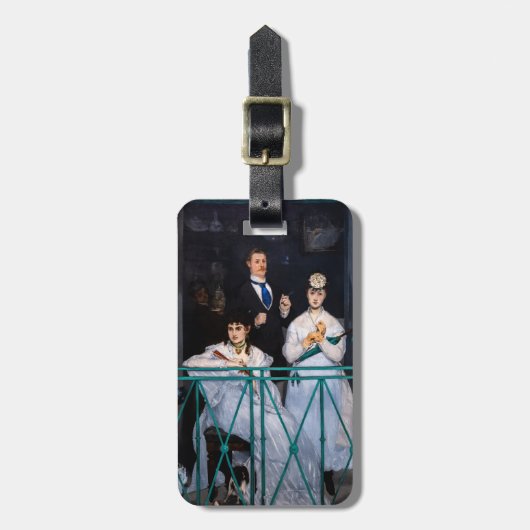 Edouard Manet - The Balcony / Le Balcon Bagagelabel (Voorkant verticaal)