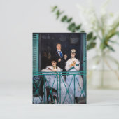 Edouard Manet - The Balcony / Le Balcon Briefkaart (Staand voorkant)