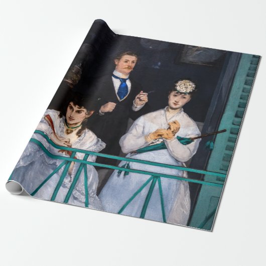 Edouard Manet - The Balcony / Le Balcon Cadeaupapier (Uitgerold)