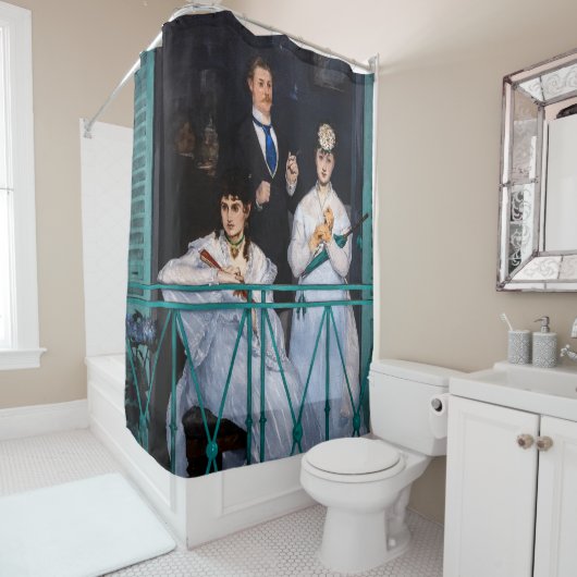 Edouard Manet - The Balcony / Le Balcon Douchegordijn (In situ)