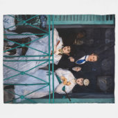 Edouard Manet - The Balcony / Le Balcon Fleece Deken (Voorkant (Horizontaal))