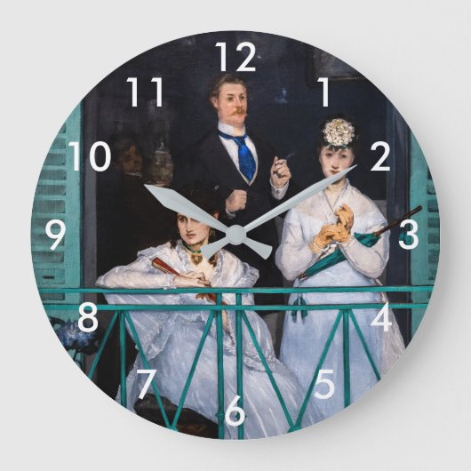 Edouard Manet - The Balcony / Le Balcon Grote Klok (Voorkant)