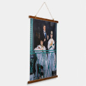 Edouard Manet - The Balcony / Le Balcon Hangend Wandkleed (Gebogen)