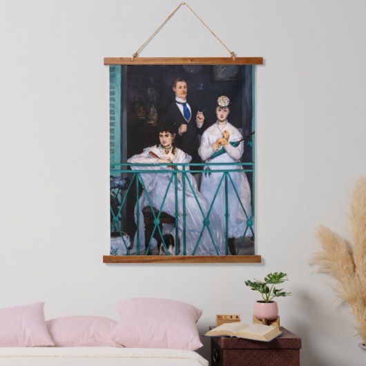 Edouard Manet - The Balcony / Le Balcon Hangend Wandkleed (Slaapkamer)