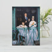 Edouard Manet - The Balcony / Le Balcon Kaart (Staand voorkant)