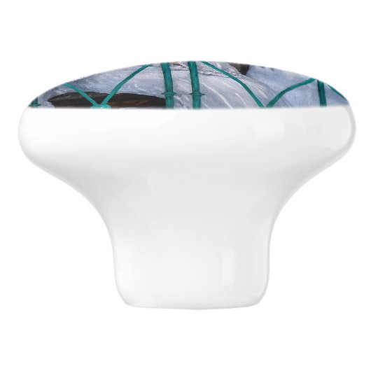 Edouard Manet - The Balcony / Le Balcon Keramische Knop (Zijkant)