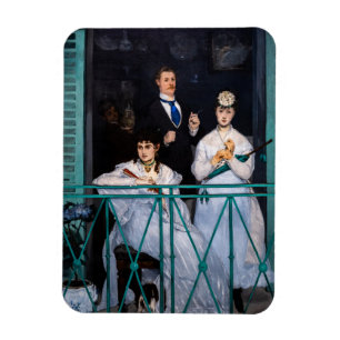 Edouard Manet - The Balcony / Le Balcon Magneet