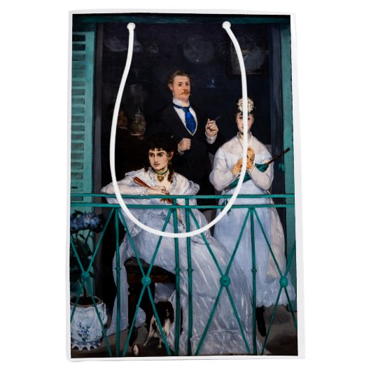 Edouard Manet - The Balcony / Le Balcon Medium Cadeauzakje (Voorkant)