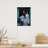 Edouard Manet - The Balcony / Le Balcon Poster (Keuken)