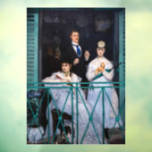 Edouard Manet - The Balcony / Le Balcon Raamsticker (Vel 3)