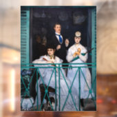 Edouard Manet - The Balcony / Le Balcon Raamsticker (Vel 2)