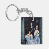 Edouard Manet - The Balcony / Le Balcon Sleutelhanger (Voorkant Links)