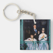 Edouard Manet - The Balcony / Le Balcon Sleutelhanger (Voorkant)