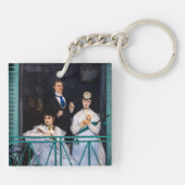 Edouard Manet - The Balcony / Le Balcon Sleutelhanger (Achterkant)