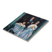Edouard Manet - The Balcony / Le Balcon Tegeltje (Zijkant)