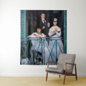 Edouard Manet - The Balcony / Le Balcon Wandkleed (In situ)