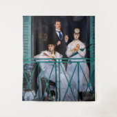 Edouard Manet - The Balcony / Le Balcon Wandkleed (Voorkant)