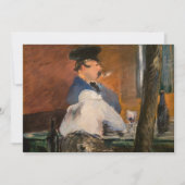 Edouard Manet - The Bar, Le Bouchon Bedankkaart (Voorkant)