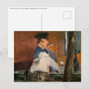 Edouard Manet - The Bar, Le Bouchon Briefkaart