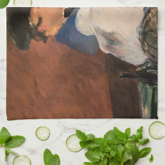 Edouard Manet - The Bar, Le Bouchon Theedoek (Gevouwen)