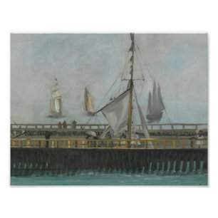 Edouard Manet - The Jetty of Boulogne-sur-Mer Foto Afdruk