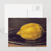 Edouard Manet - The Lemon Briefkaart (Voorkant / Achterkant)
