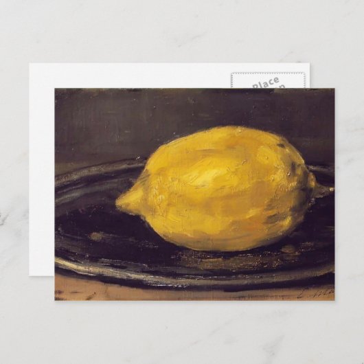 Edouard Manet - The Lemon Briefkaart (Voorkant / Achterkant)
