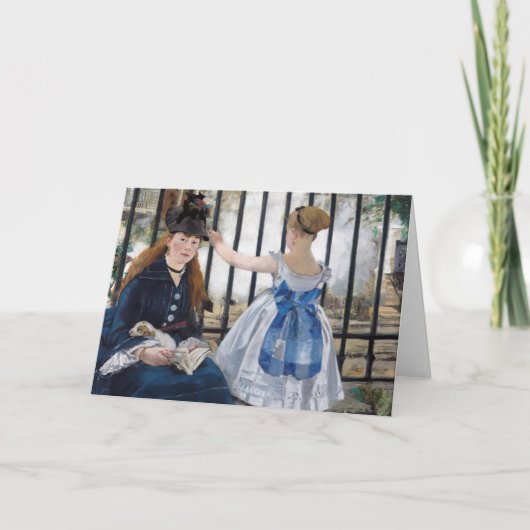 Edouard Manet - The Railway Kaart (Voorkant)