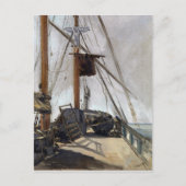 Édouard Manet The Ship's Deck Briefkaart (Voorkant)