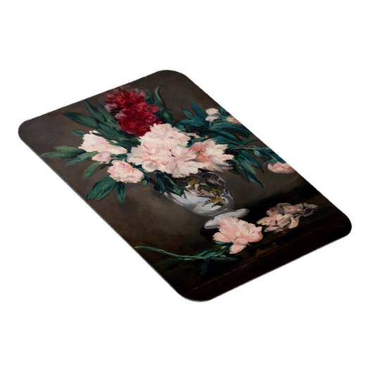 Edouard Manet - Vaas met Pioenrozen op een klein v Magneet (Rechterzijde)