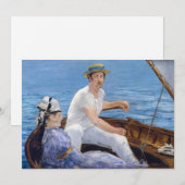 Edouard Manet - Varen Bedankkaart (Voorkant / Achterkant)